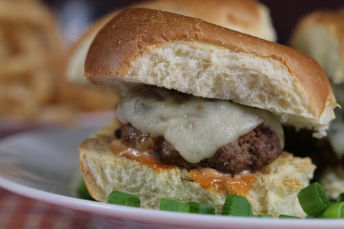 Bone Suckin' Mushroom & Swiss Sliders 