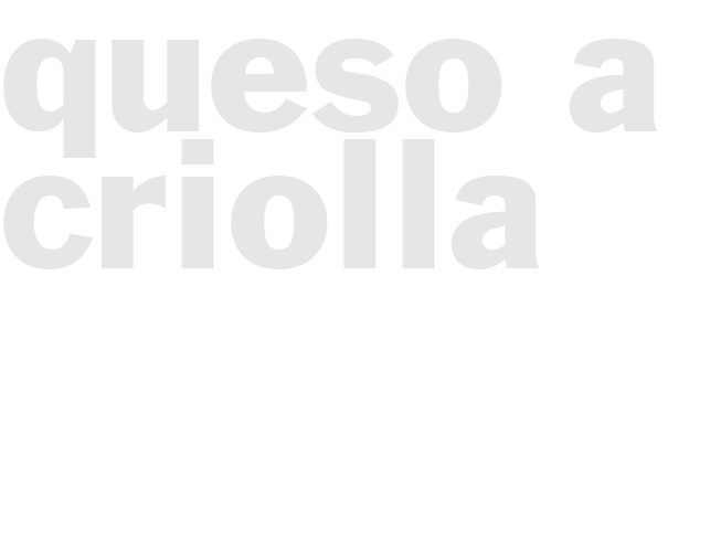 Queso a la Criolla