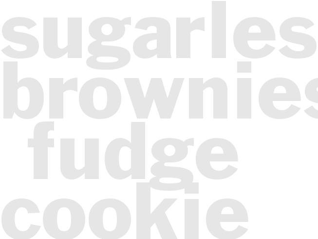 sugarless brownies {fudge cookie}