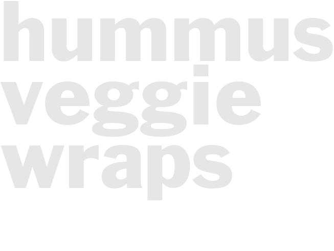 Hummus-Veggie Wraps