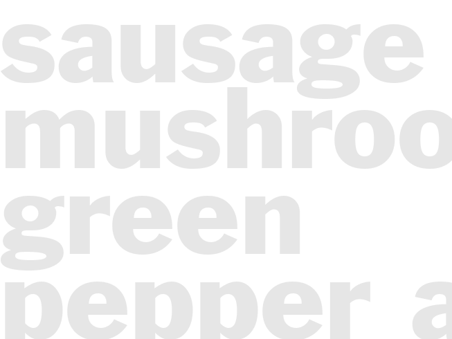Sausage, Mushroom, Green Pepper, And Onion Calzone