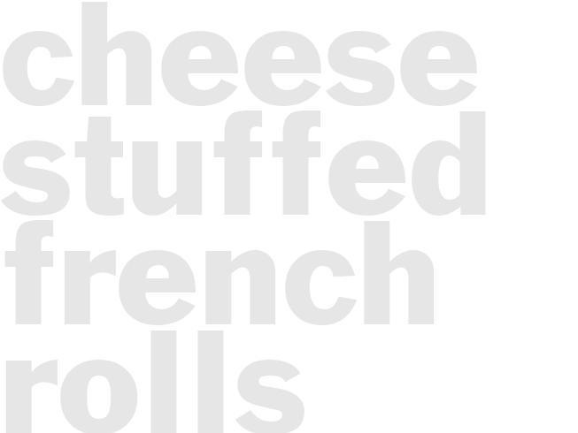 Cheese-Stuffed French Rolls