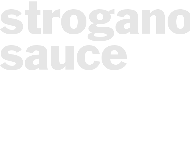 Sauce - Stroganoff