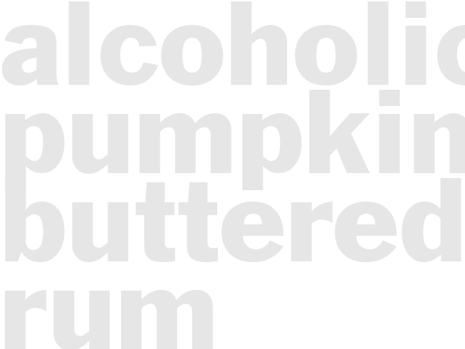 Alcoholic - Pumpkin Buttered Rum