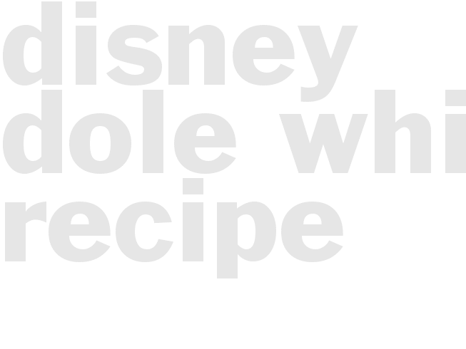 Disney Dole Whip Recipe