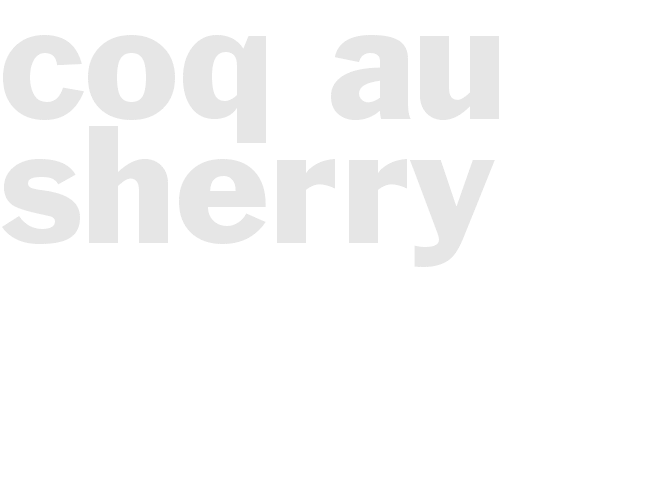 Coq au Sherry