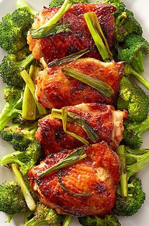 Mahogany Chicken And Broccoli