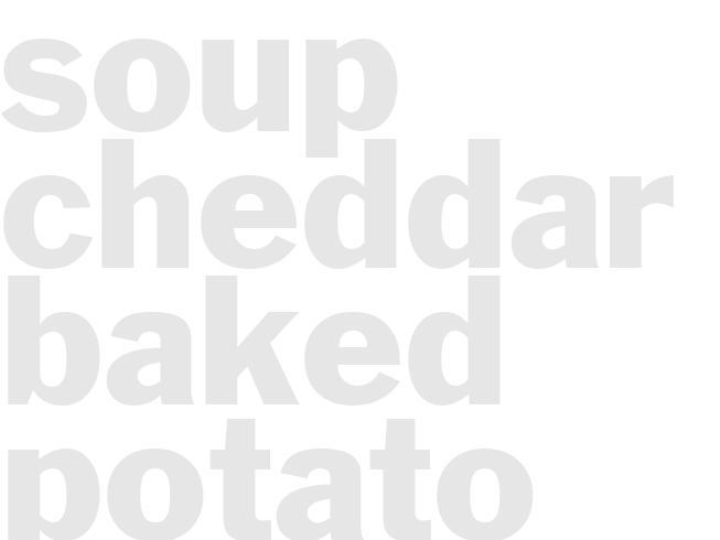 Soup - Cheddar Baked Potato