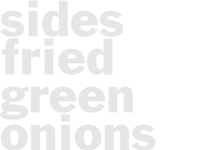 Sides - Fried Green Onions