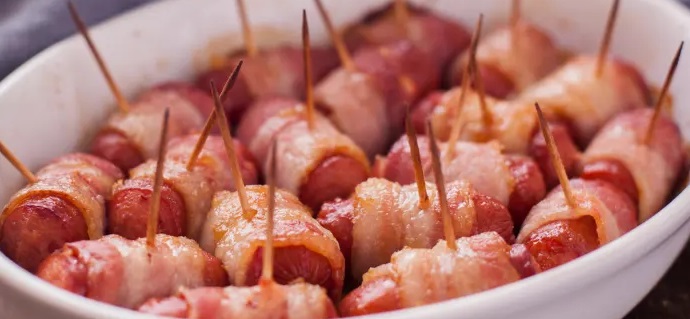 Appetizers - Bacon Wrapped Dogs