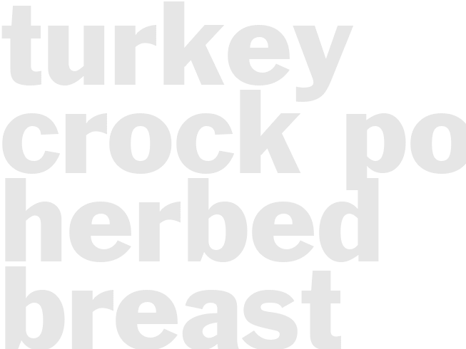 Turkey Crock-pot - Herbed Breast
