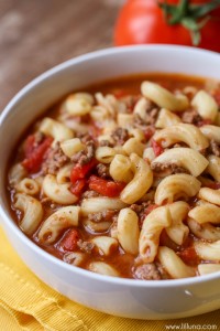Soup - Beef & Tomato Macaroni