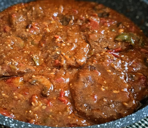 Steak - Swiss With Tomato Gravy