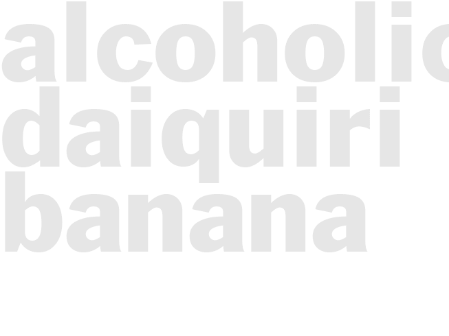 Alcoholic - Daiquiri Banana