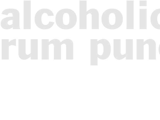 Alcoholic - Rum Punch