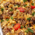 Egg, Sausage And Potato Scramble