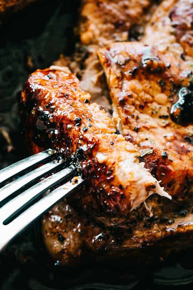 Chops - Baked Honey-Garlic