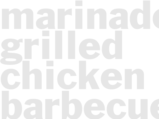 Marinade - Grilled Chicken Barbecue