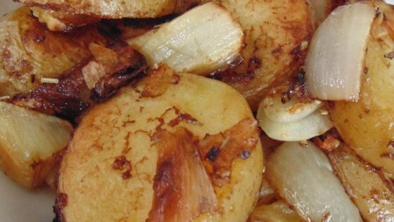 Roasted Potatoes & Onions