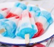 Snacks - Popsicles Red, White & Blue Rocket