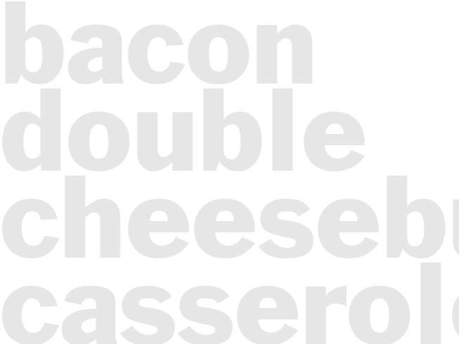 Bacon Double Cheeseburger Casserole