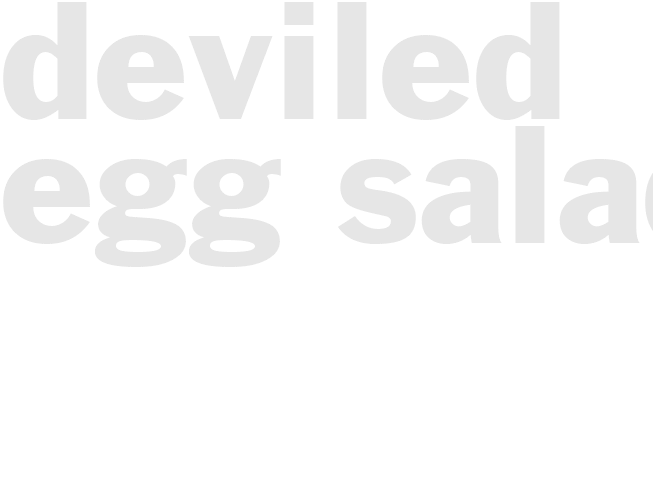 Deviled Egg Salad