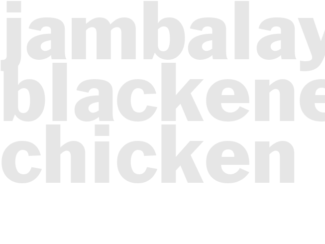 Jambalaya - Blackened Chicken