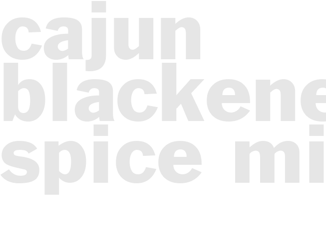 Cajun Blackened Spice Mix