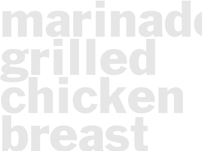 Marinade - Grilled Chicken Breast