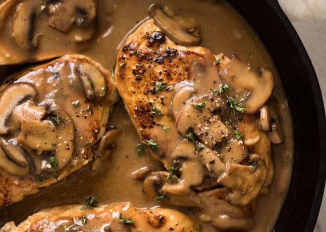 Chicken Breast With Mushroom Gravy 1