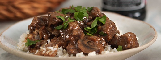 Beef Tips And Rice
