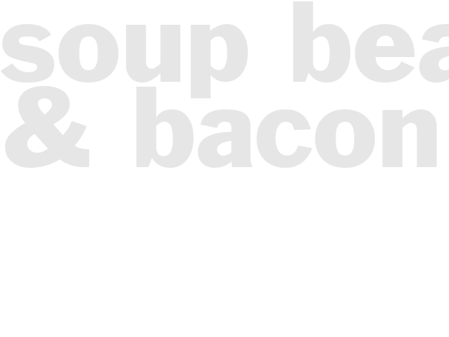 Soup - Bean & Bacon