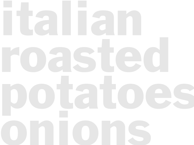 Italian Roasted Potatoes & Onions