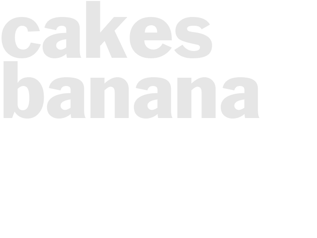 Cakes - Banana