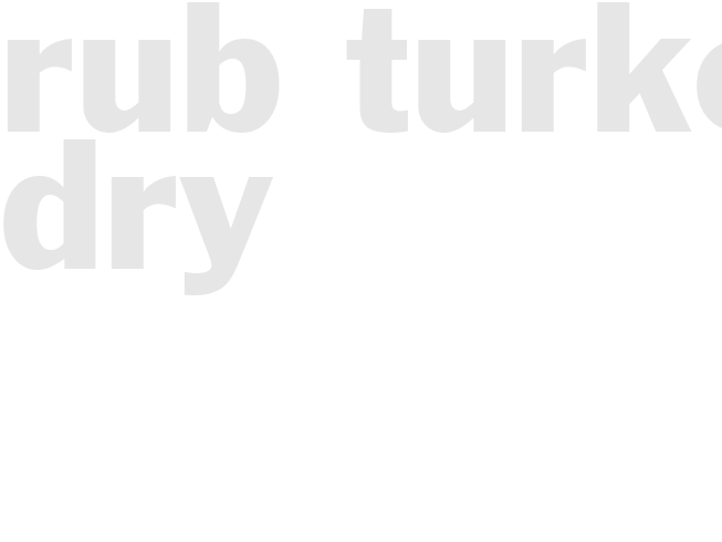 Rub - Turkey Dry
