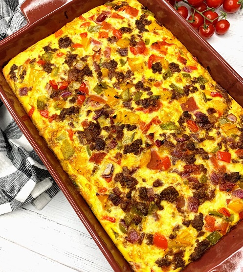 Fajita Breakfast Casserole
