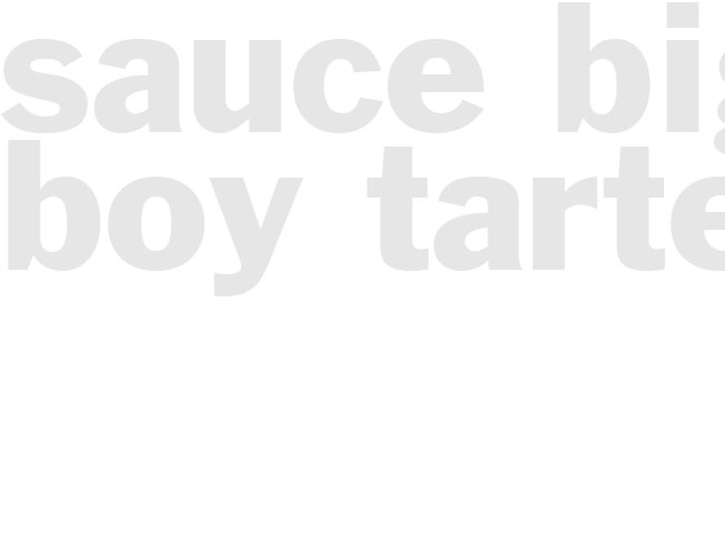 Sauce - Big Boy Tarter