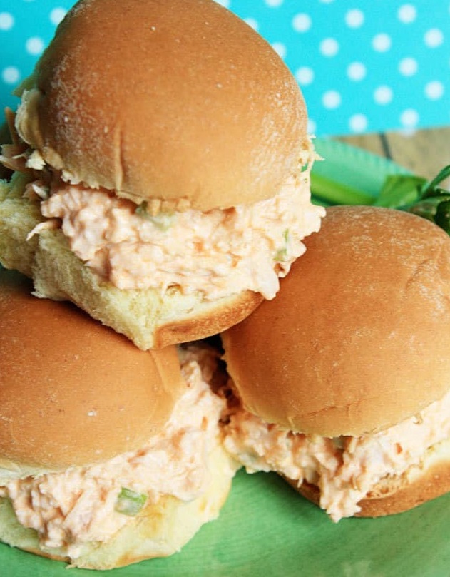 Buffalo Chicken Salad Sliders