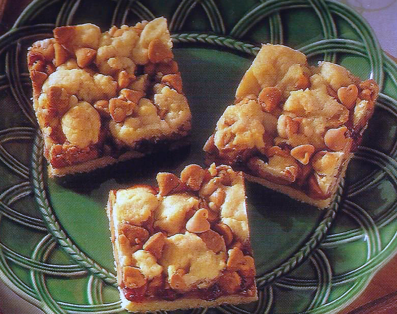 Brownies - Peanut Butter Chips And Jelly Bars