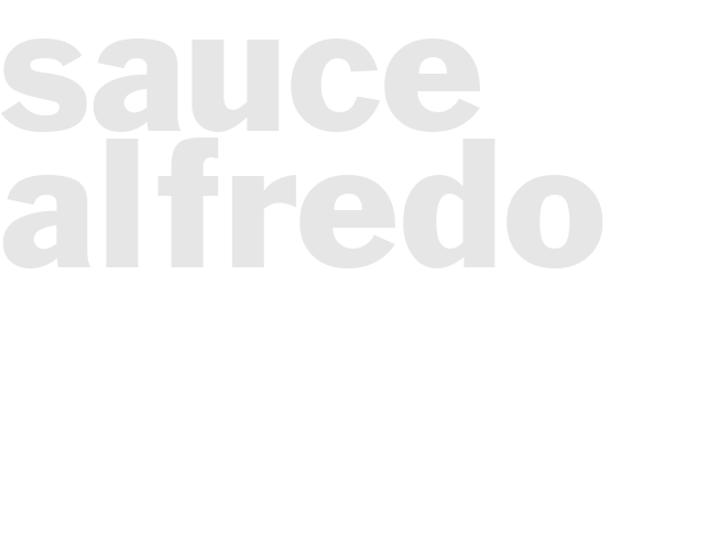 Sauce - Alfredo