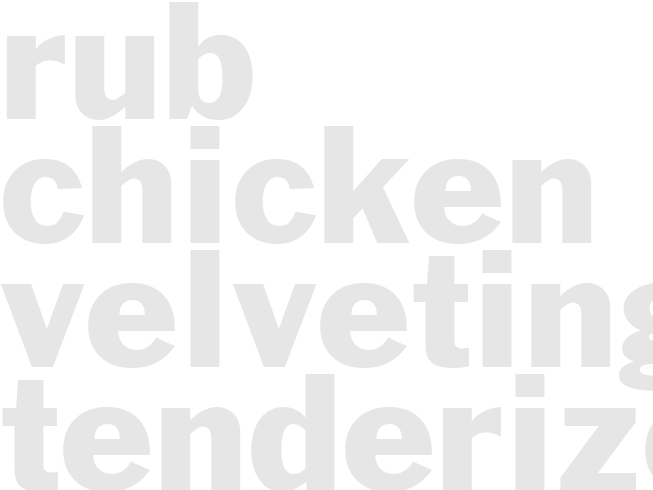 Rub - Chicken Velveting Tenderizer 