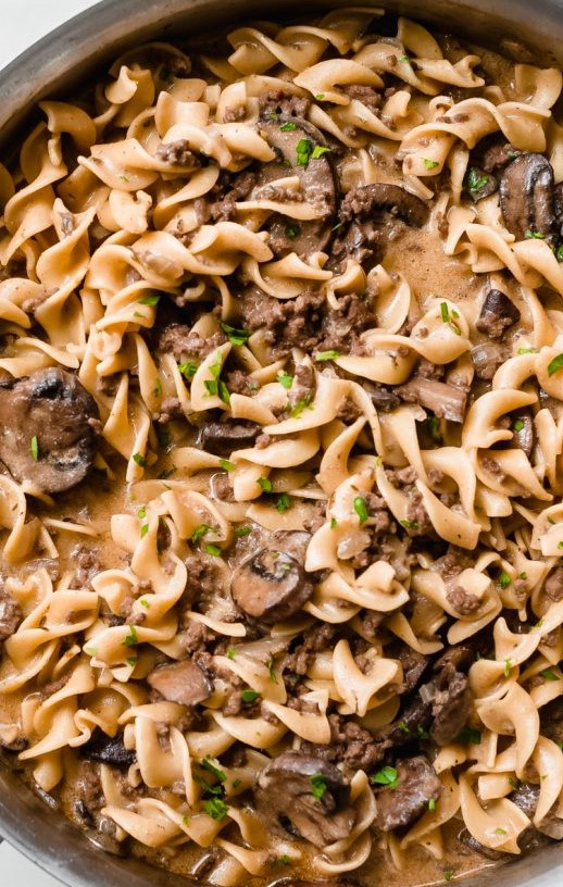 Beef Stroganoff Hamburger