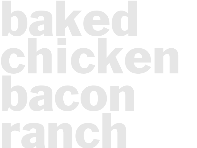 Baked Chicken Bacon Ranch