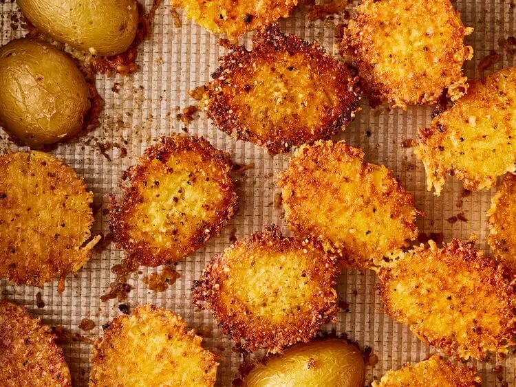 TikTok Parmesan-Crusted Roasted Potatoes
