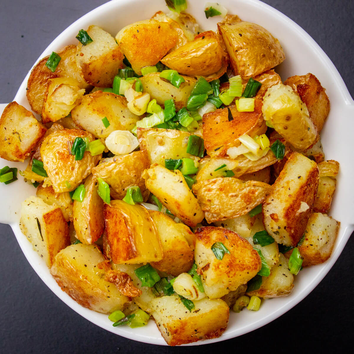 Fried Potatoes & Green Onion