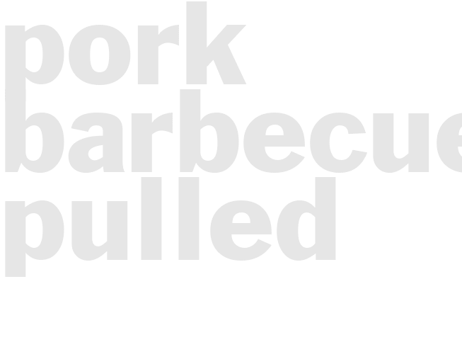 Pork - Barbecued Pulled