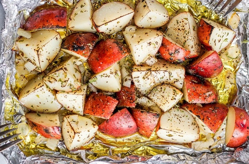 Grilled Baby Red Potatoes