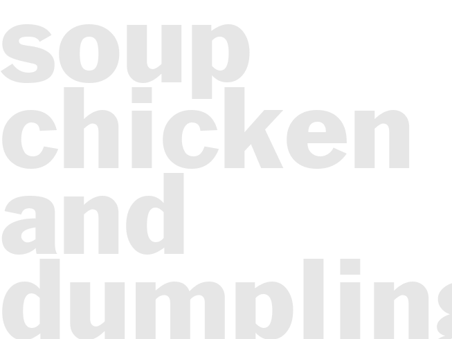 Soup - Chicken And Dumplings