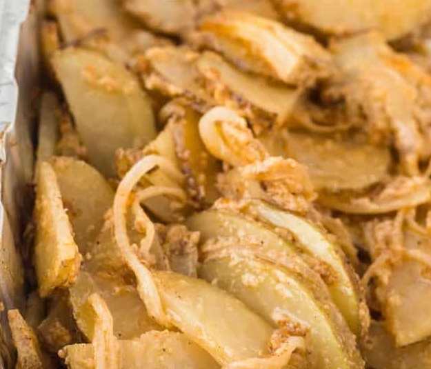 Grilled Potatoes And Onions