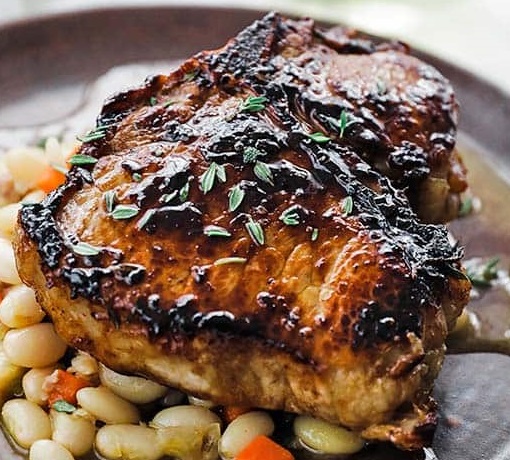 Grilled - Maple Glazed Pork Chops